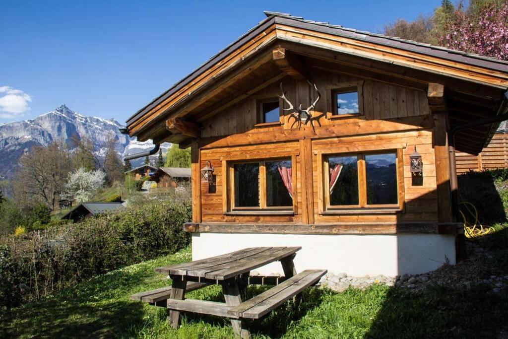 Chalet Cosy Proche Tramway Du Mont-Blanc Et Centre Сен-Жерве-Ле-Бэн Экстерьер фото